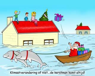 klik hier voor download Kerstmis klimaatverandering desktop achtergrond