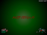download grote Merry Christmas desktop achtergrond (156 Kb)