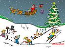download kleine Kerstmis desktop achtergrond (90 Kb)